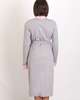 Тёплый женский халат ХЖ-05-02 серый - фото 2