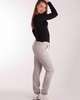 Утеплённые брюки женские на манжете трёхнитка БТН-03 серый - фото 2