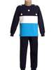 Комплект детский штаны кофта КДН-02 тёмно-синий + бирюза - фото 1