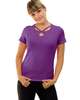 Женская футболка короткий рукав стрейч ФЖ-02 фиолетовый - фото 1