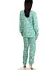 Пижама женская брюки кофта длинный рукав КК-04-02 абстракция 404 - фото 2