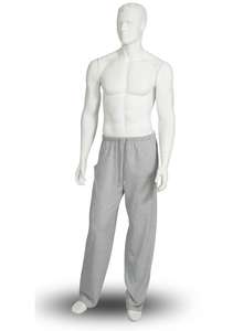 Спортивные брюки мужские тёплые трёхнитка БТН-01 серый - фото Пані Яновська
