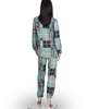 Пижама женская брюки кофта длинный рукав КК-04-02 абстракция 305 - фото 3