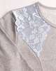 Пижама женская брюки кофта длинный рукав ПНЖ-01 серый + голубой - фото 4
