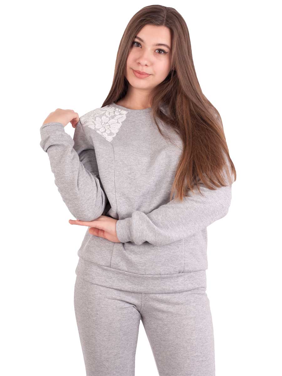 Піжама жіноча ПНЖ-01 сірий - фото 2