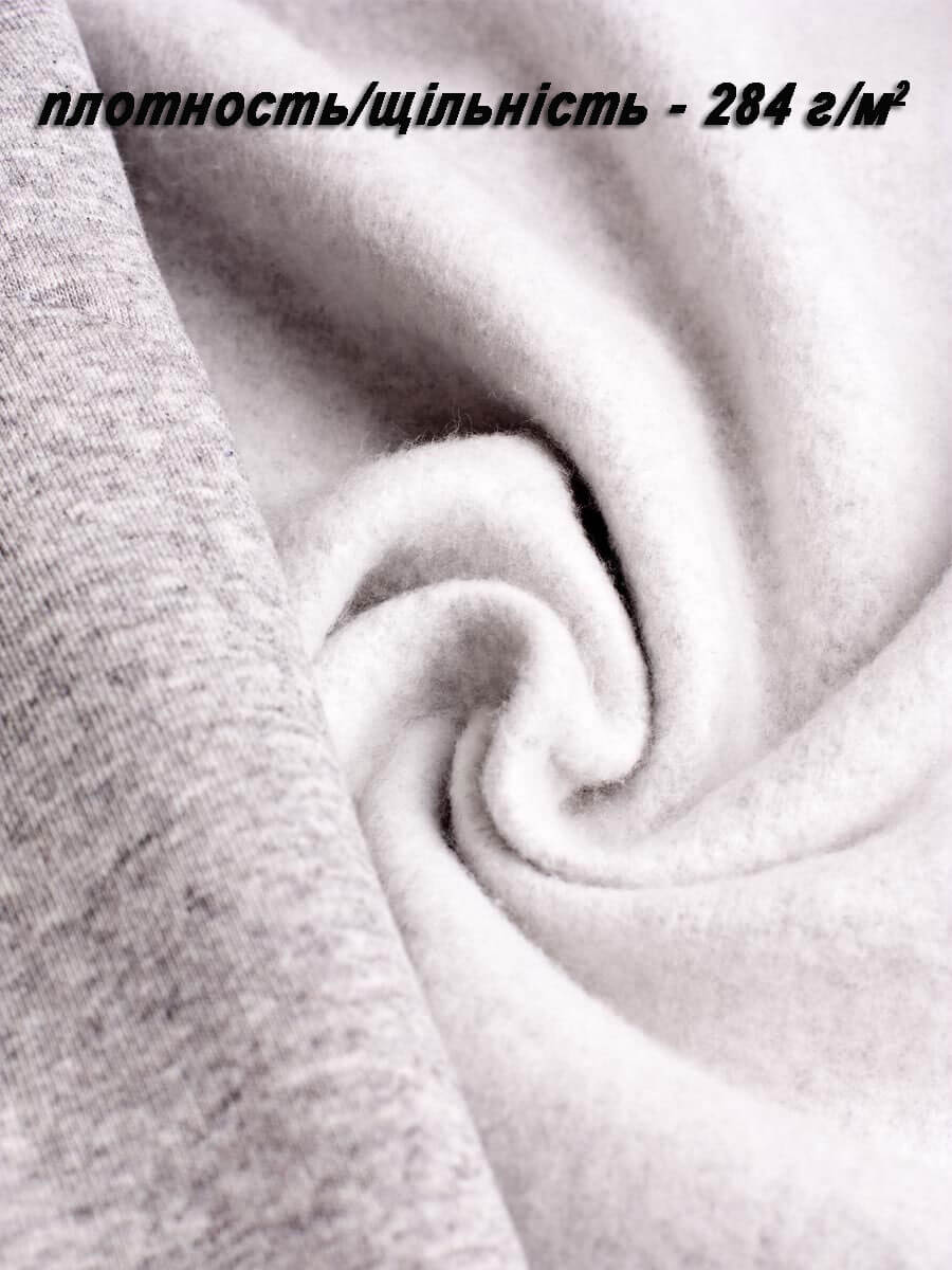 Утеплённые брюки женские дудочки трёхнитка БТН-02 серый - фото 3