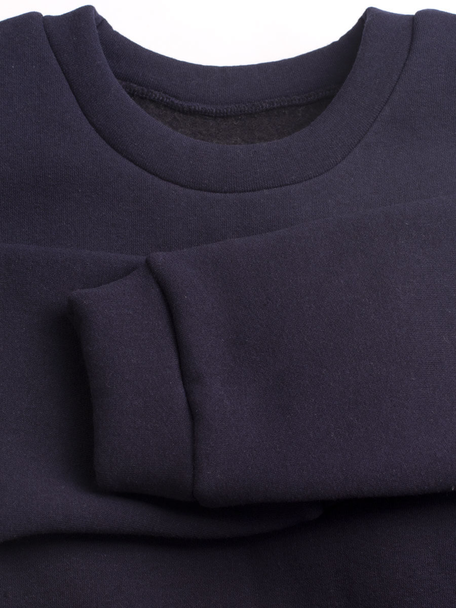Мужская футболка трёхнитка начёс ФМ-06 тёмно-синий - фото 4