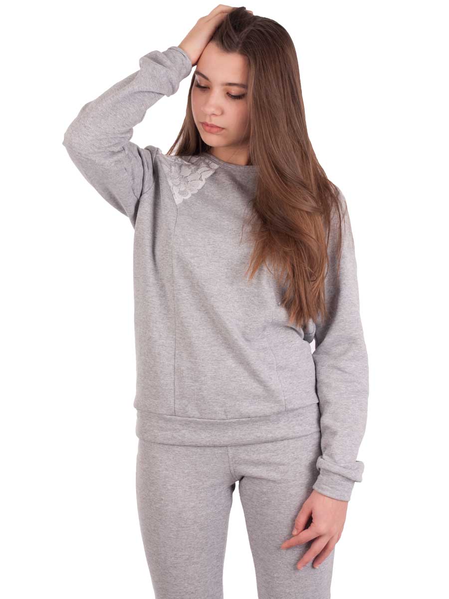 Піжама жіноча ПНЖ-01 сірий - фото 1