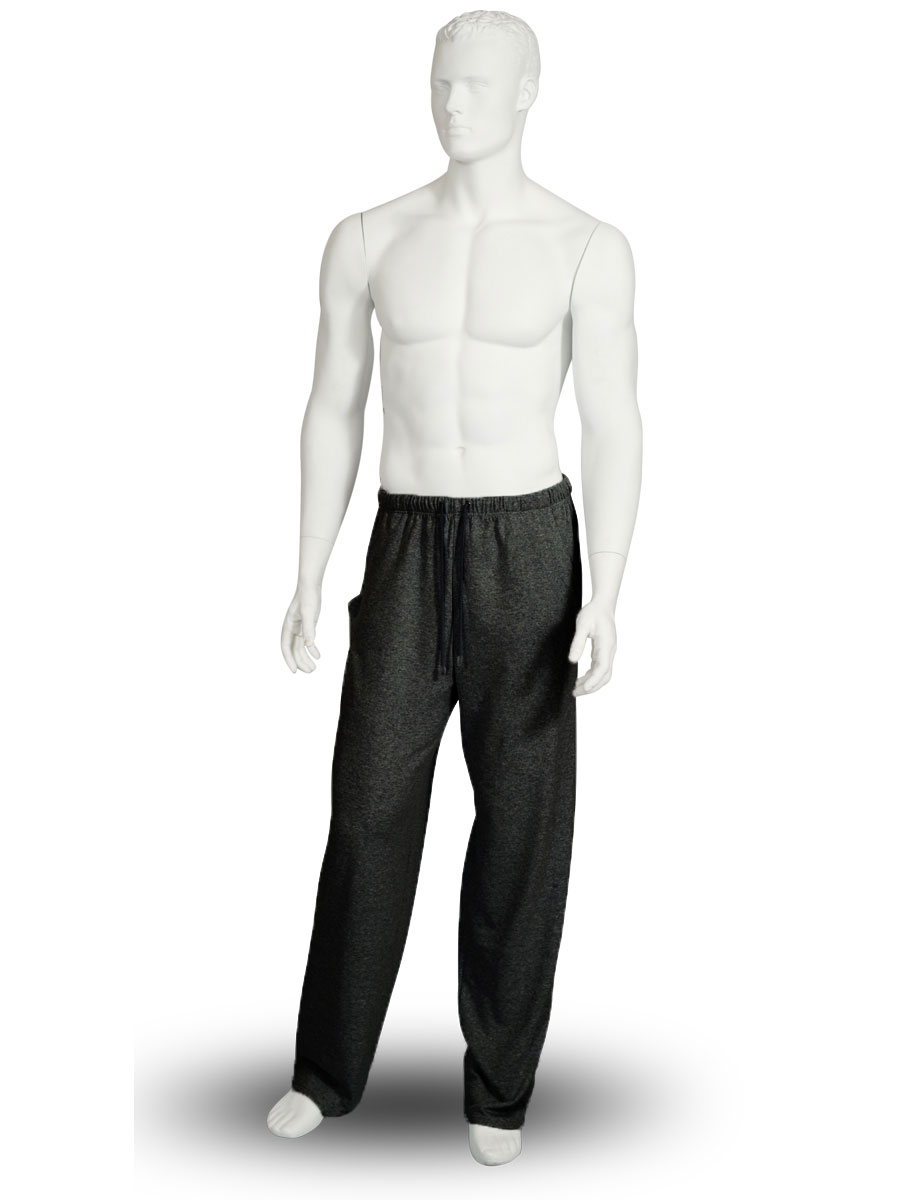 Спортивные штаны мужские футер-стрейч БФ-01 антрацит - фото 1